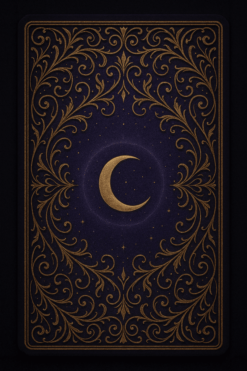 Baksidan av tarotkort